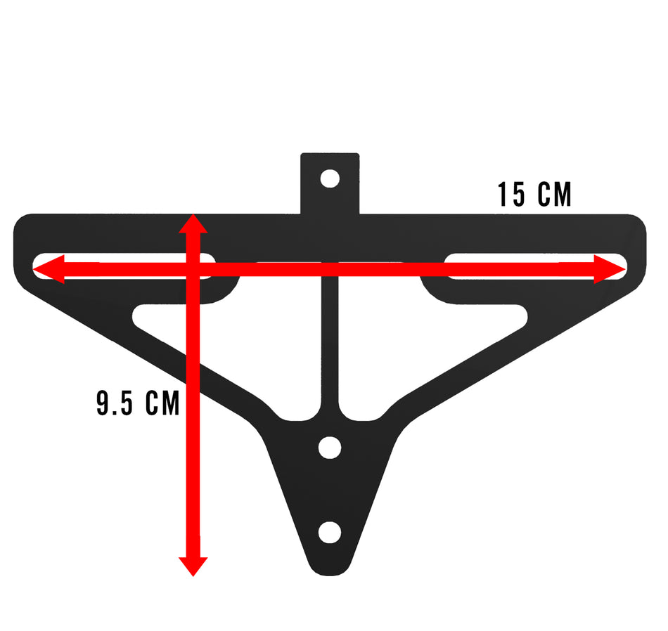 Brutale 1000/Dragster - Small & Large International License Brackets