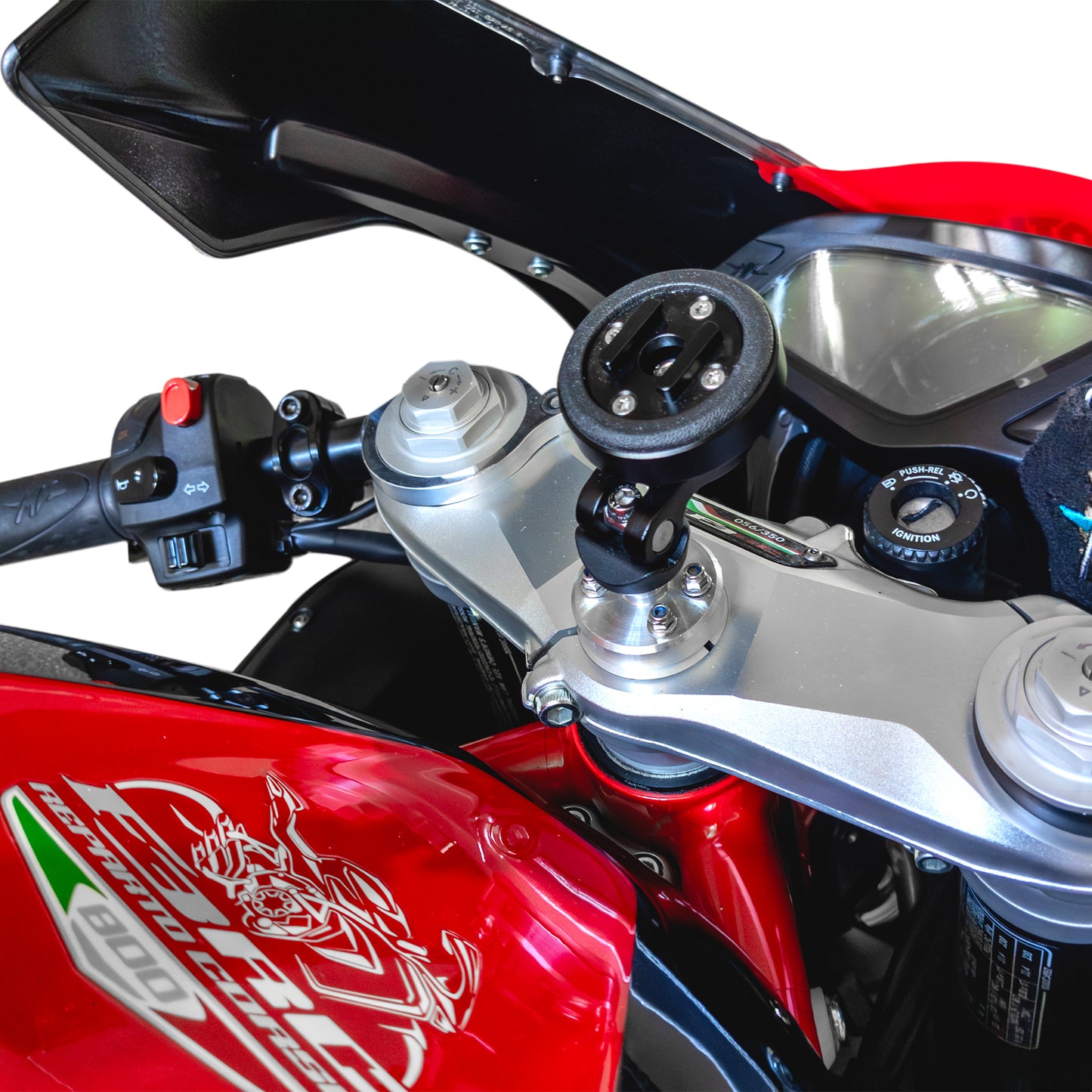 Stem Cap Phone Mount - MV Agusta F3, F4, Superveloce